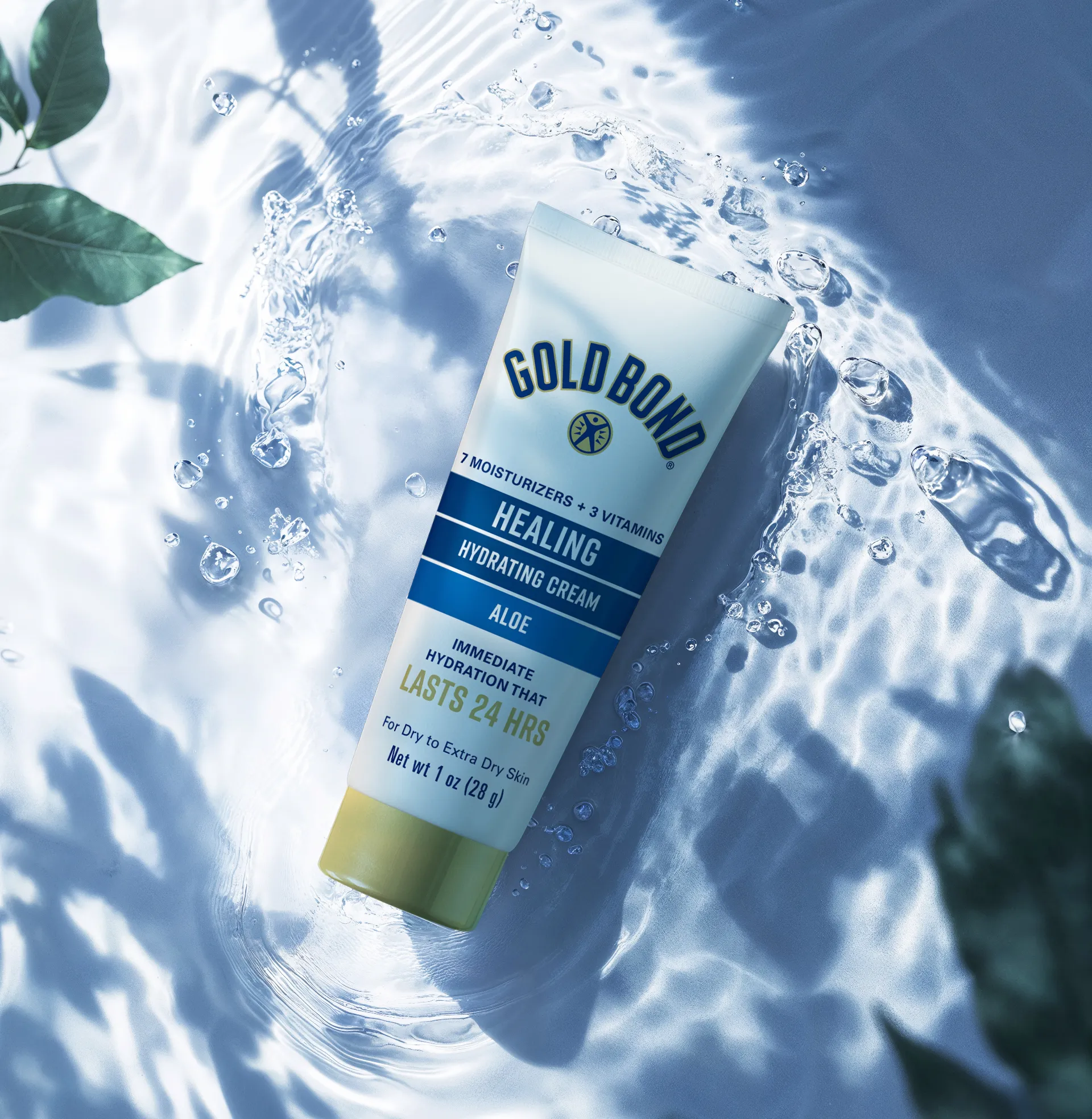 Gold Bond Healing Hydrating Cream/Lotion packaging