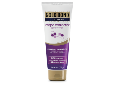 04365-Crepe-Corrector-Age-Defense-T06-1B.png - Front of Gold Bond Ultimate Crepe Corrector Age Defense tube