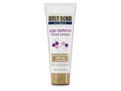 04365-Crepe-Corrector-Age-Defense-T06-1B.png - Front of Gold Bond Ultimate Crepe Corrector Age Defense tube