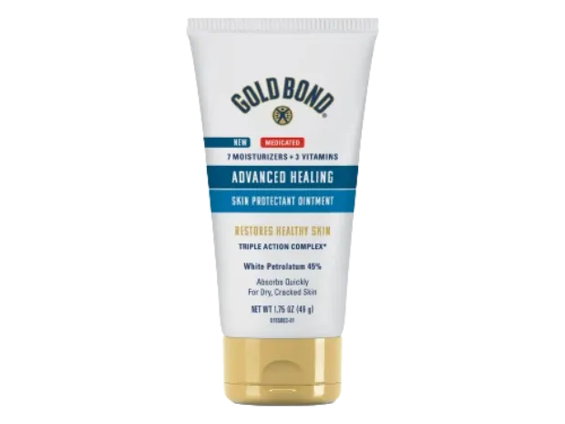 04365-Crepe-Corrector-Age-Defense-T06-1B.png - Front of Gold Bond Ultimate Crepe Corrector Age Defense tube