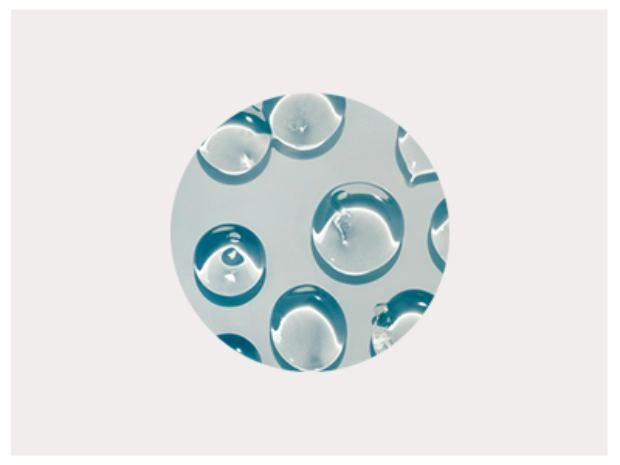 Hyaluronic acid droplets