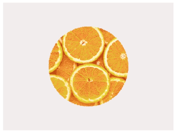 Image d'une tranche d'orange pour représenter la vitamine C