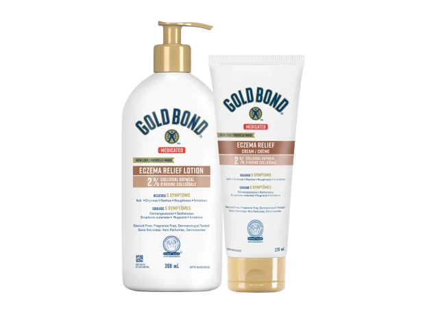 Gold Bond® Eczema Relief Medicated Cream & Lotion