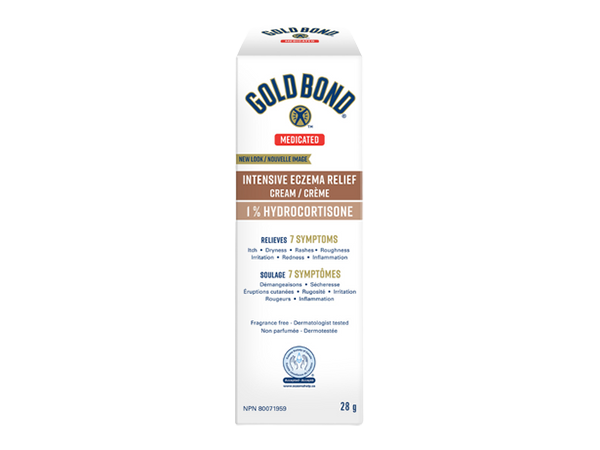 Image du produit : Gold Bond® Eczema Relief Crème 1% Hydrocortisone