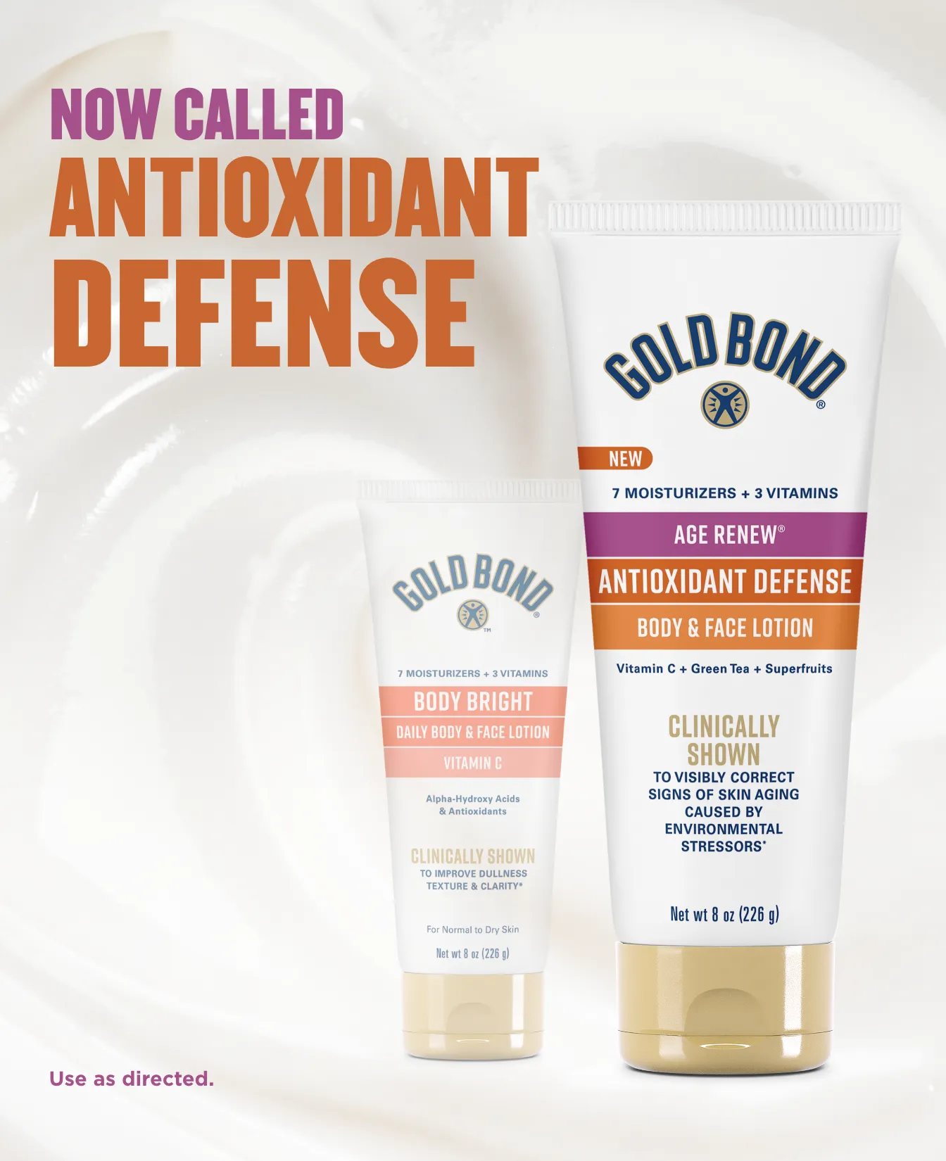 Age Renew Antioxidant Defense Body & Face Lotion | Gold Bond®
