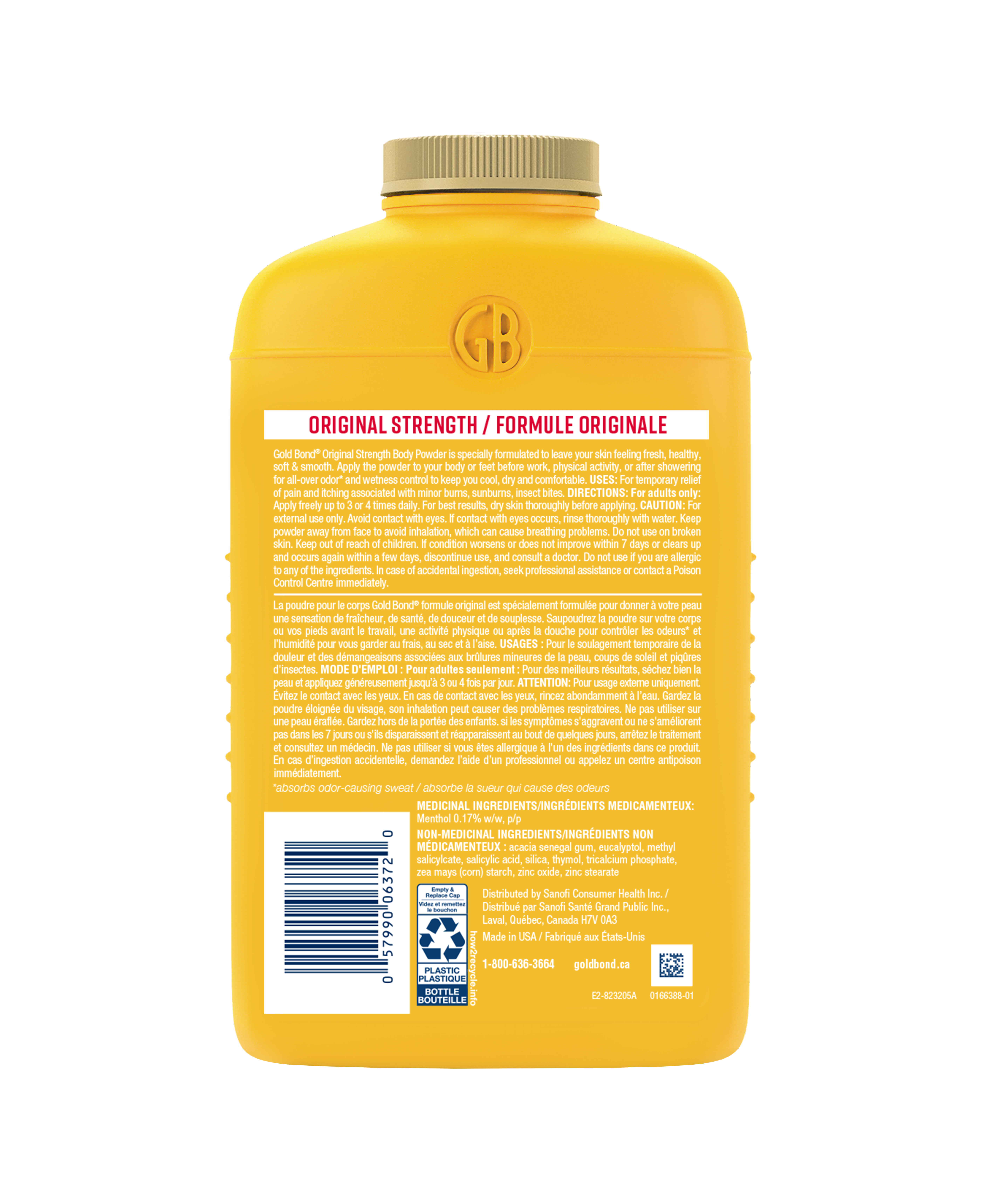 Image du produit : poudre médicamenteuse pour le corps – formule originale Gold Bond®
