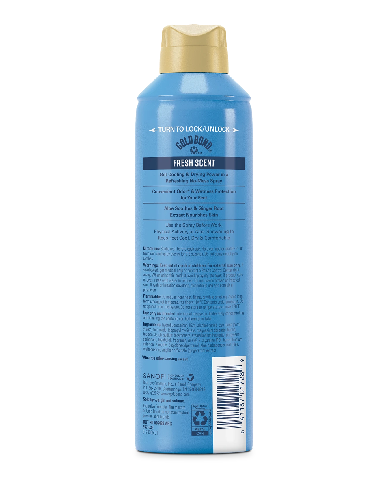 Gold Bond No Mess Foot Powder Spray Old VS New