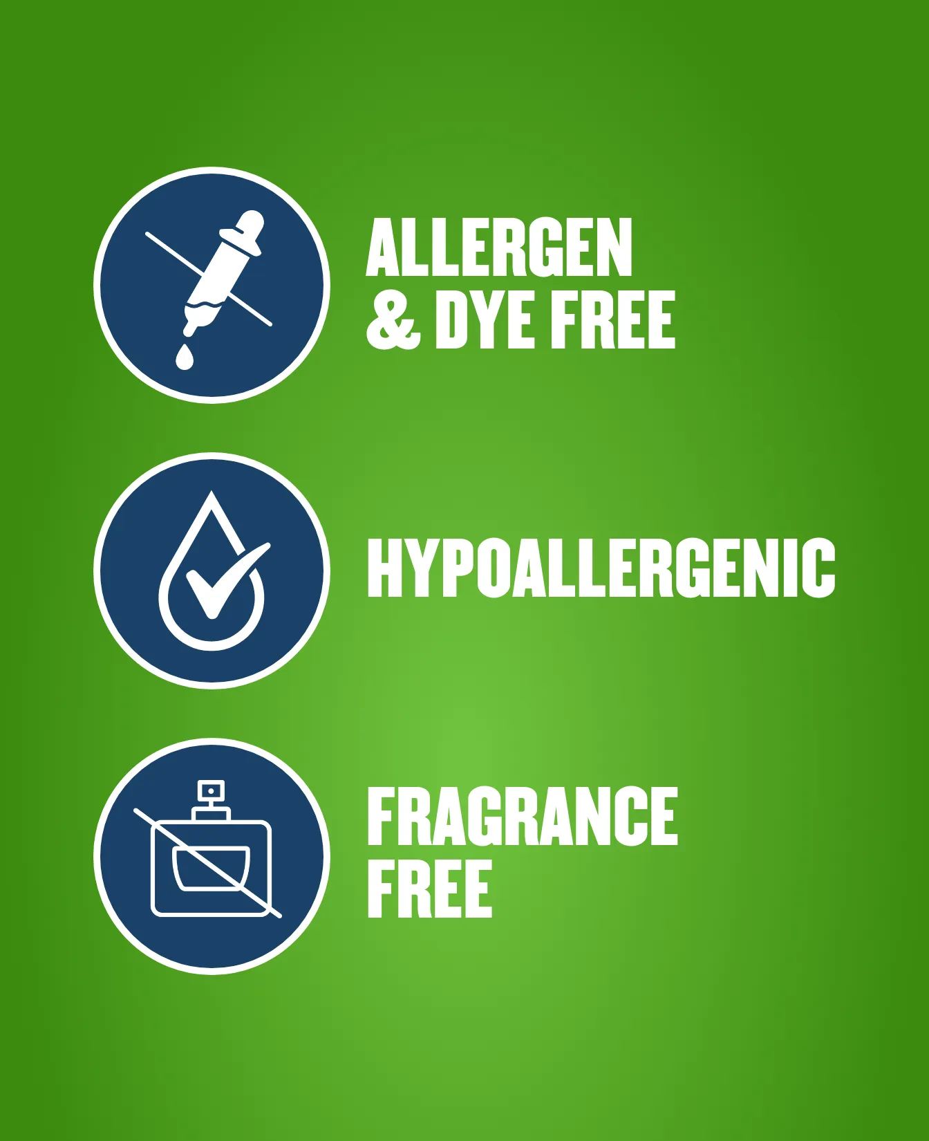 Packaging of Gold Bond® Healing Sensitive Daily Body & Face Lotion and benefit statements.