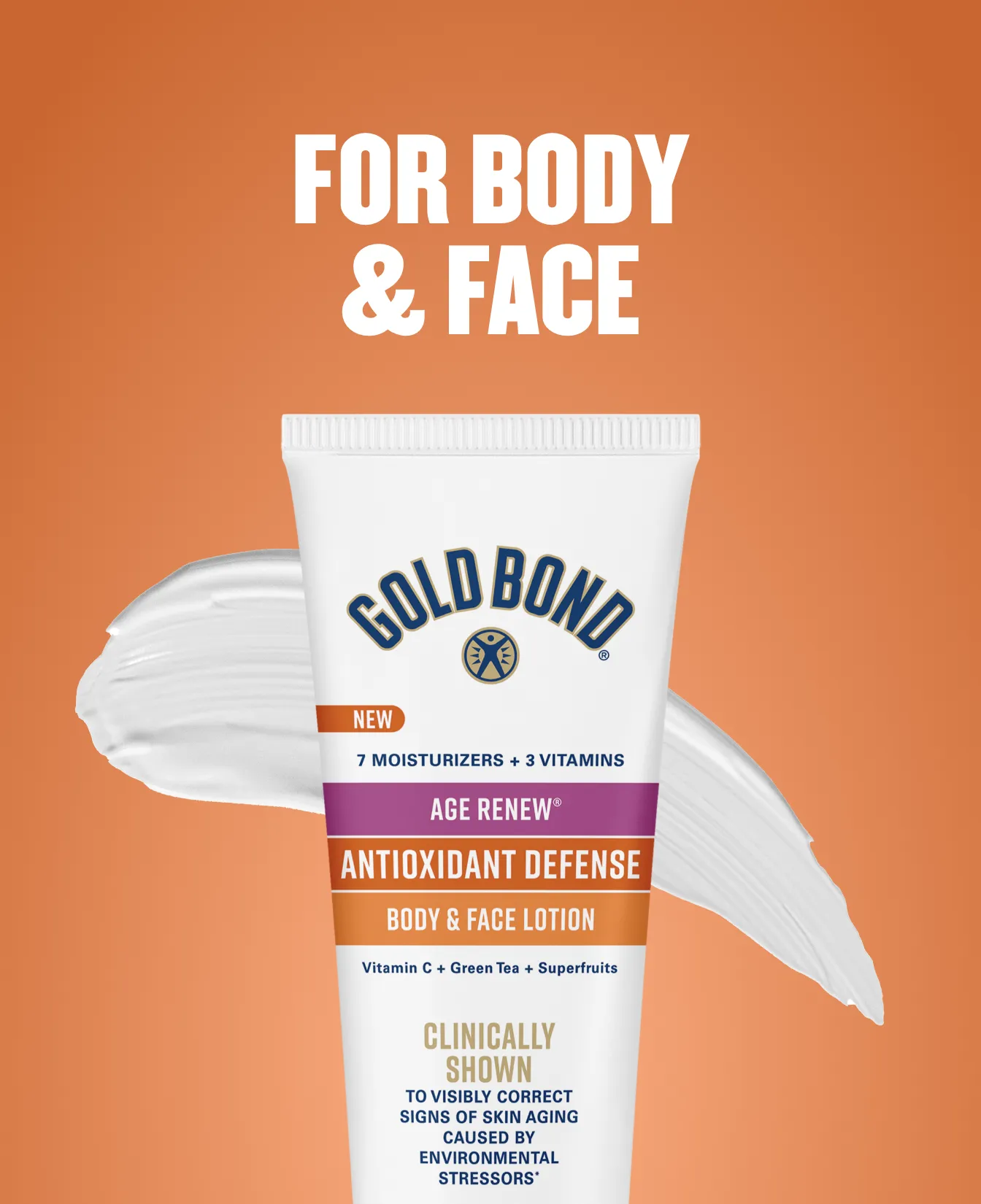 Age Renew Antioxidant Defense Body & Face Lotion | Gold Bond®