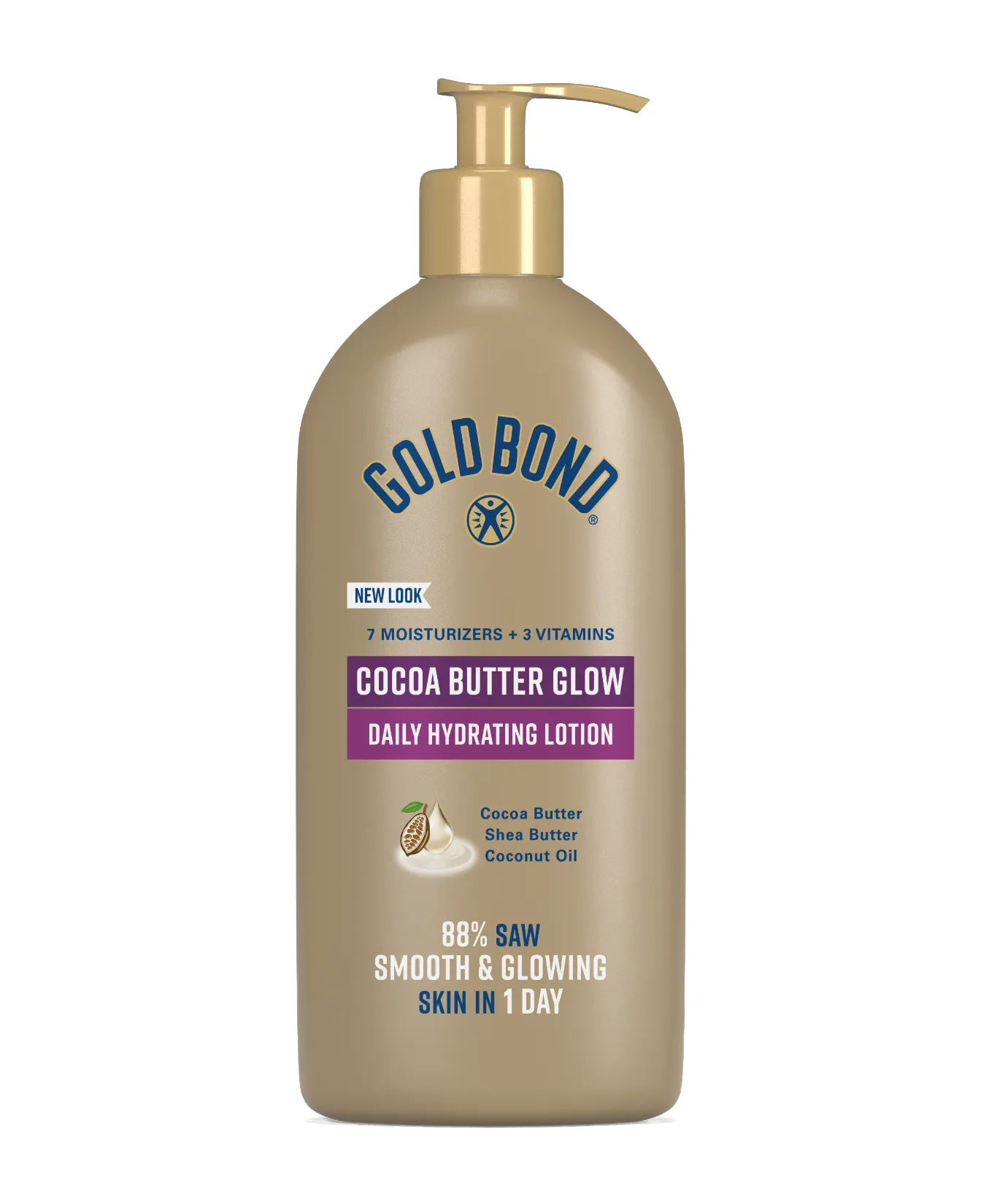 Front of Old/New Gold Bond Ultimate Radiance Renewal Skin Cream & Lotion tube 1.75oz