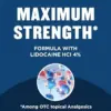 Gold Bond® Maximum Strength Medicated Pain & Itch Relief Cream with Lidocaine statements and benefits