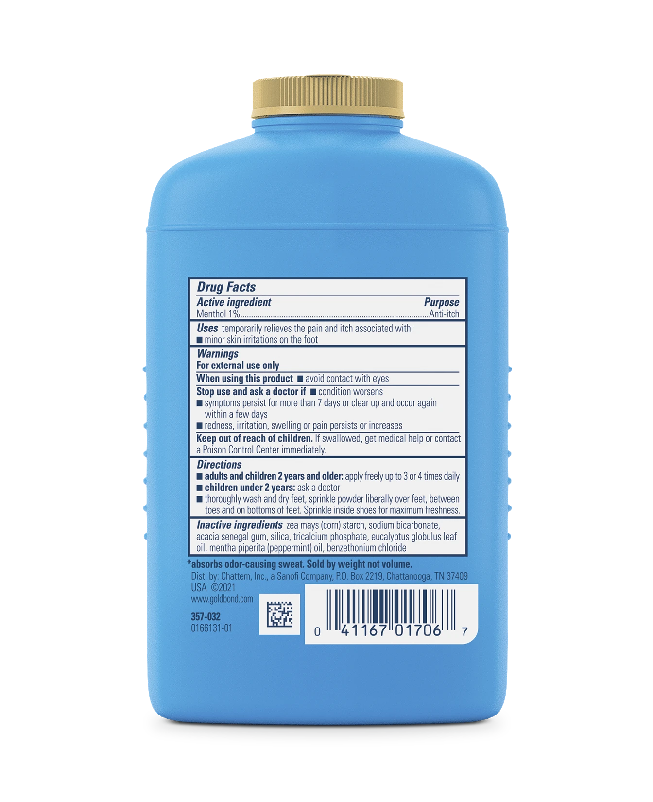 Gold Bond Maximum Strength Foot Powder drug facts and directions