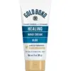 Packaging of Gold Bond® Healing Hand Cream and benefit statements.