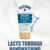 Packaging of Gold Bond® Healing Hand Cream and benefit statements.