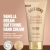 Gold Bond Scented Hand Creams packaging and benefit statements. Vanilla Dream Softening Hand Cream.