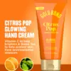 Gold Bond Scented Hand Creams packaging and benefit statements. Citrus Pop Glowing Hand Cream.
