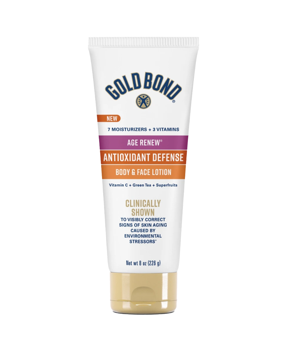 Front of the Gold Bond® Antioxidant Defense Body and Face Lotion