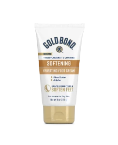 Front of Gold Bond Softening Foot Cream tube