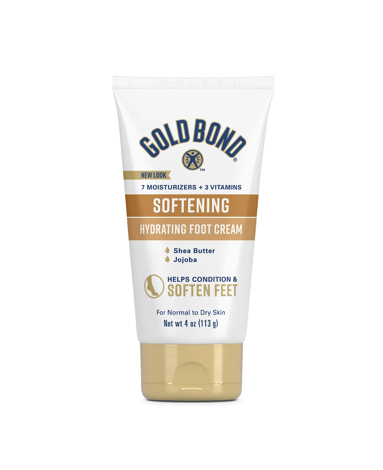 Front of Gold Bond Softening Hydrating Foot Cream tube