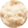Close up of colloidal oatmeal
