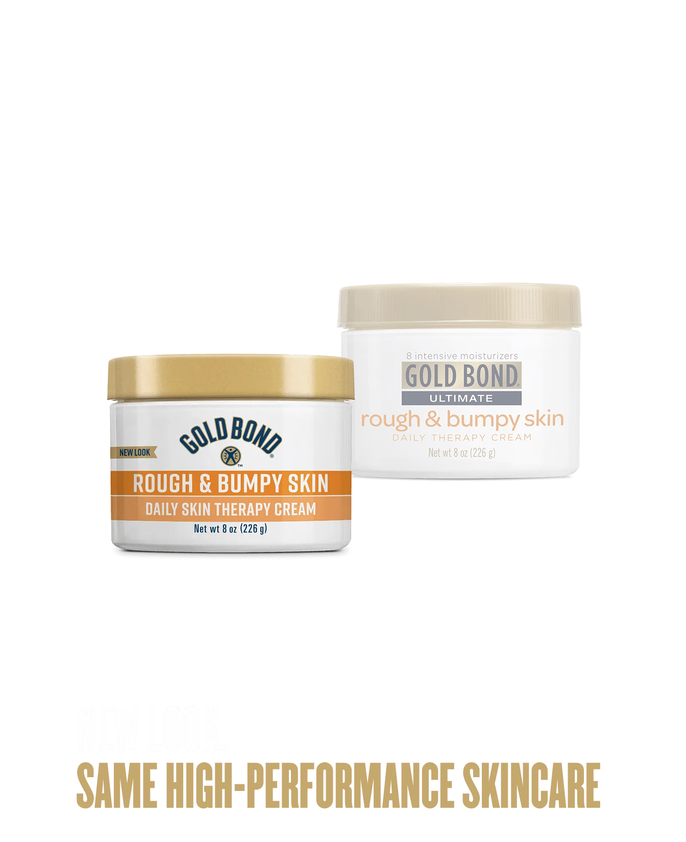 Front of Gold Bond Rough & Bumpy Skin Daily Therapy Cream Jar