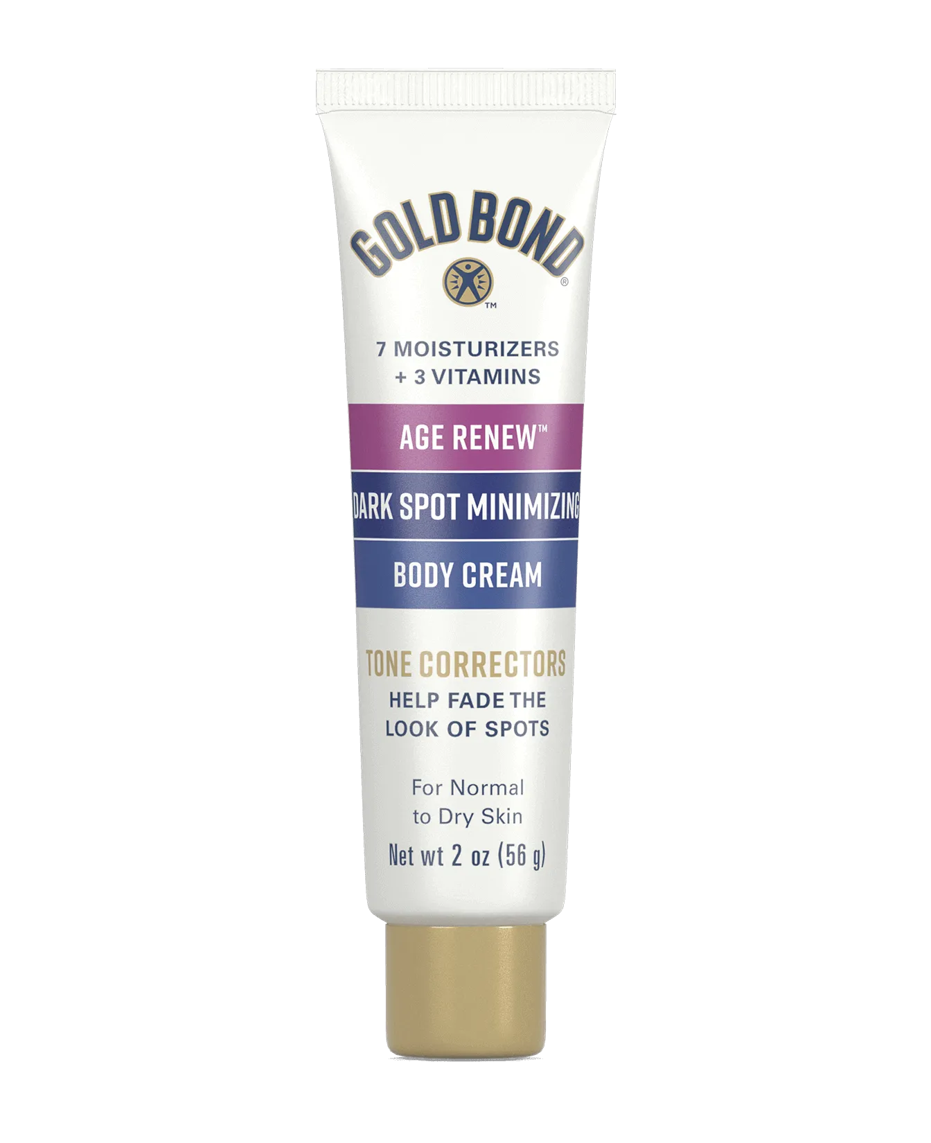 Front of Gold Bond Dark Spot Minimizing Age Renew Cream 2oz Tube